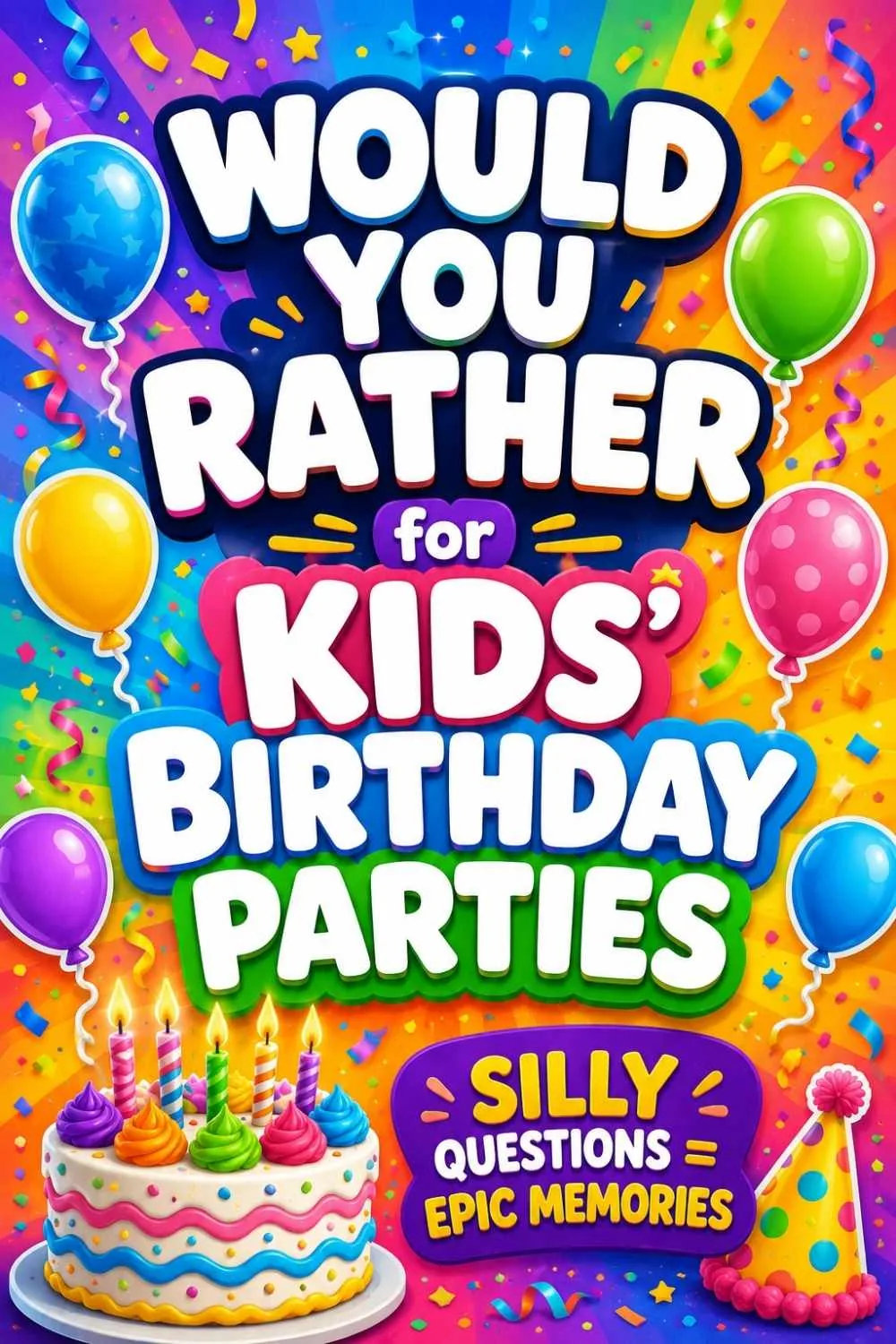 60+ Would You Rather Questions for Kids' Birthday Parties (Ages 5–12)