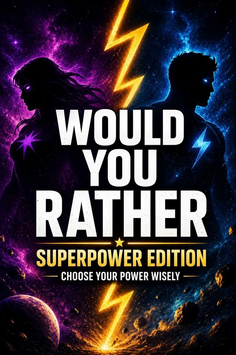 75+ Would You Rather Superpowers Questions (Ultimate Power Edition)