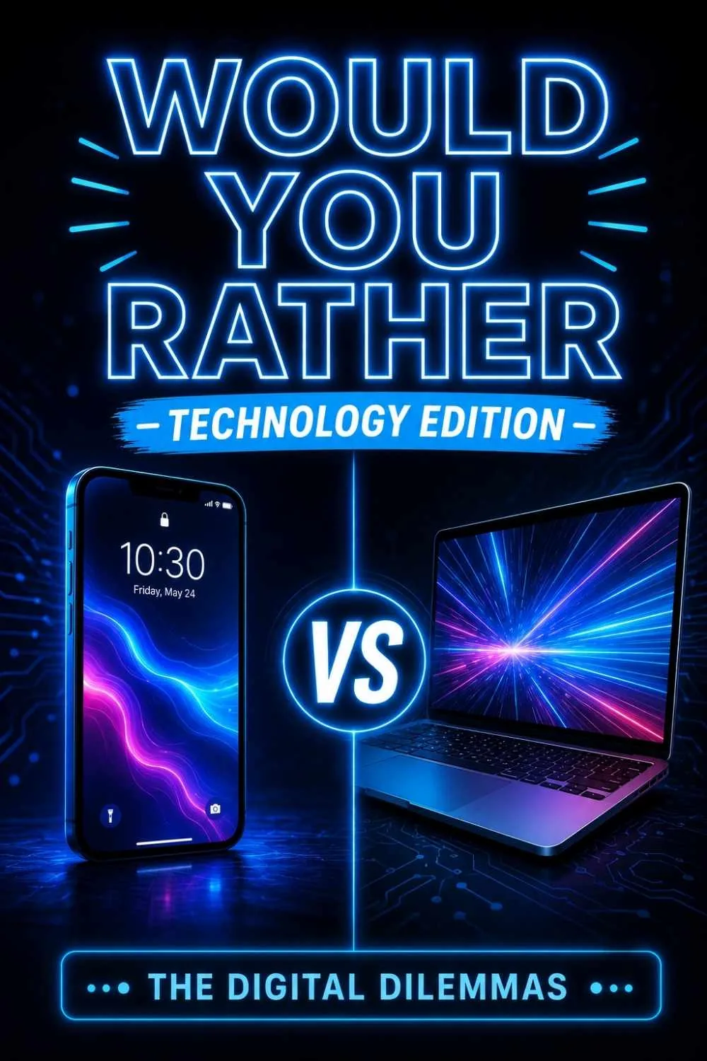 75+ Would You Rather Questions: Technology Edition (Digital Life Dilemmas)