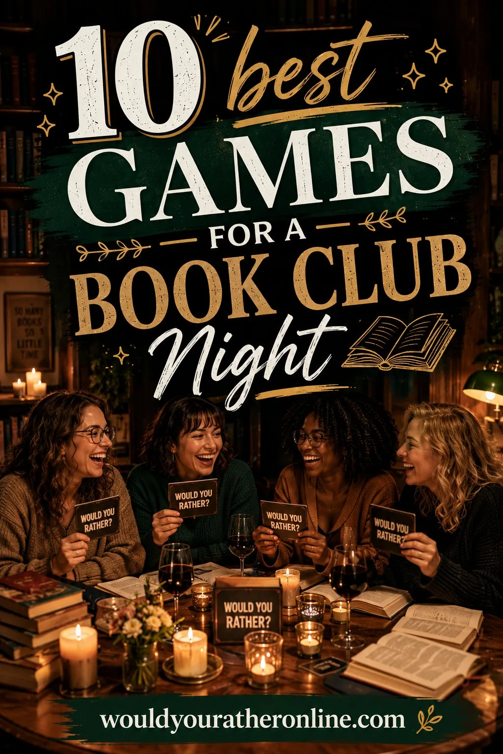 10 Best Games for a Book Club Night