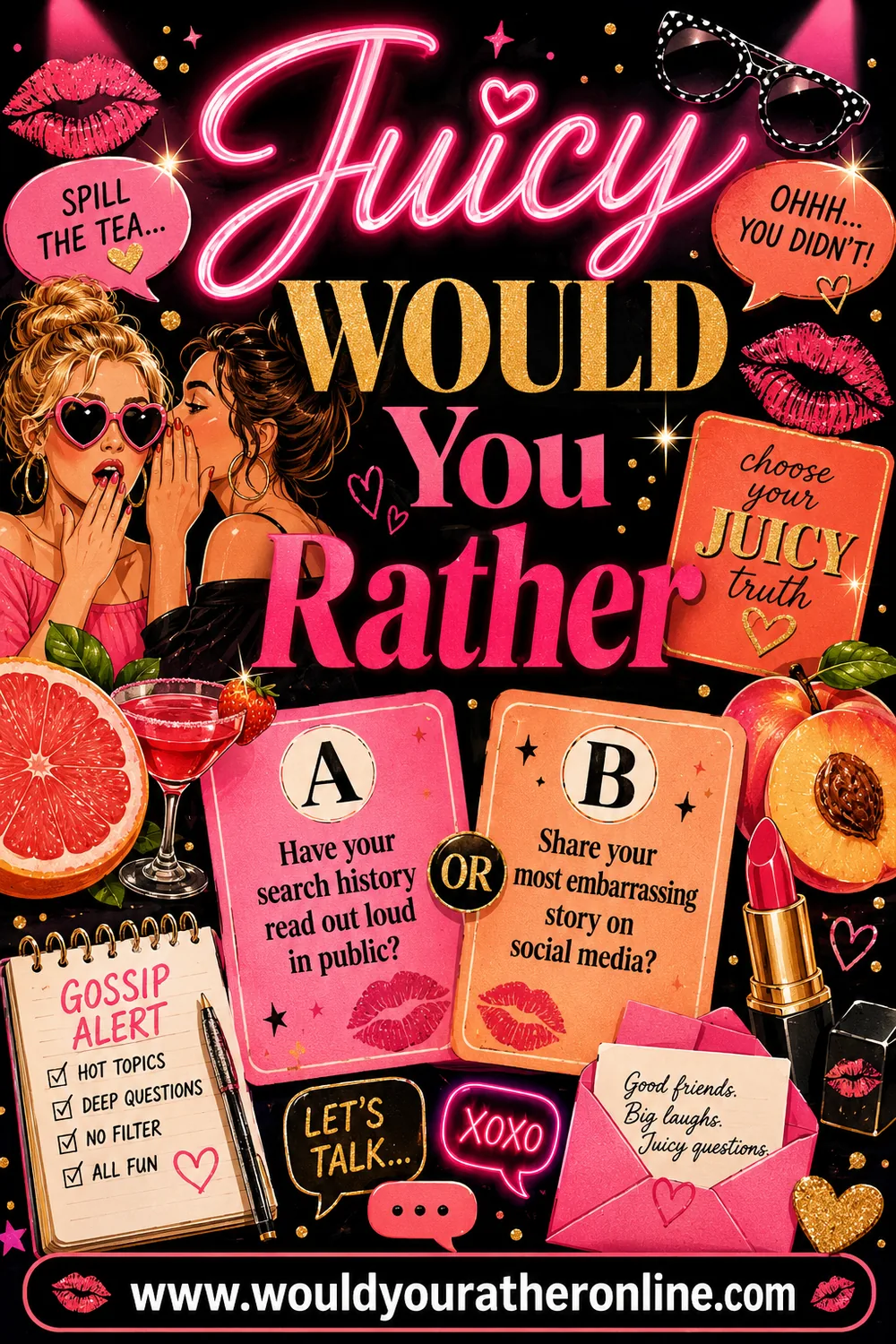 100+ Juicy Would You Rather Questions (Spill-the-Tea Edition)