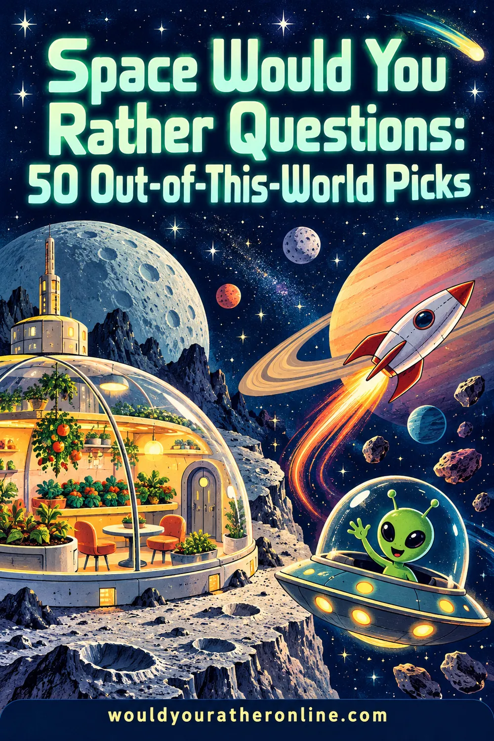 Space Would You Rather Questions: 50 Out-of-This-World Picks