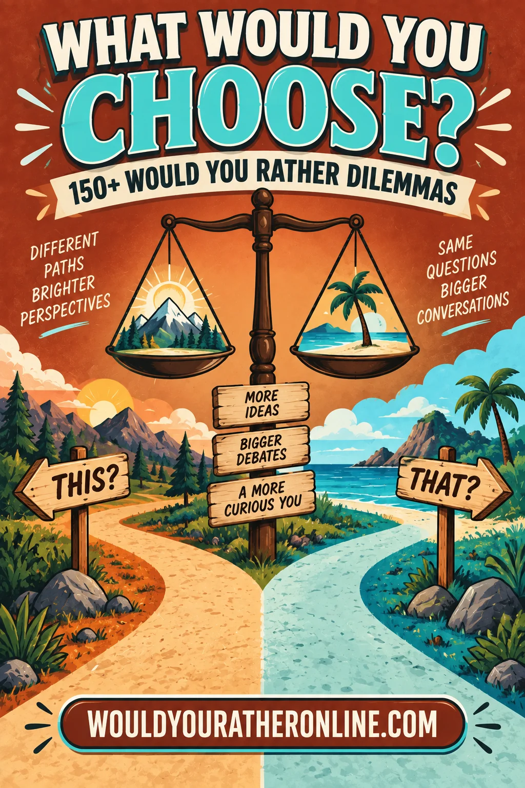 What Would You Choose? 150+ Would You Rather Dilemmas