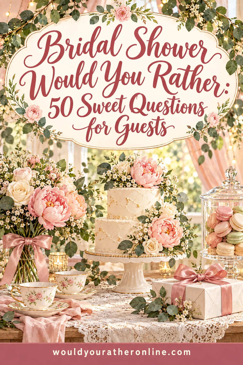 Bridal Shower Would You Rather: 50 Sweet Questions for Guests