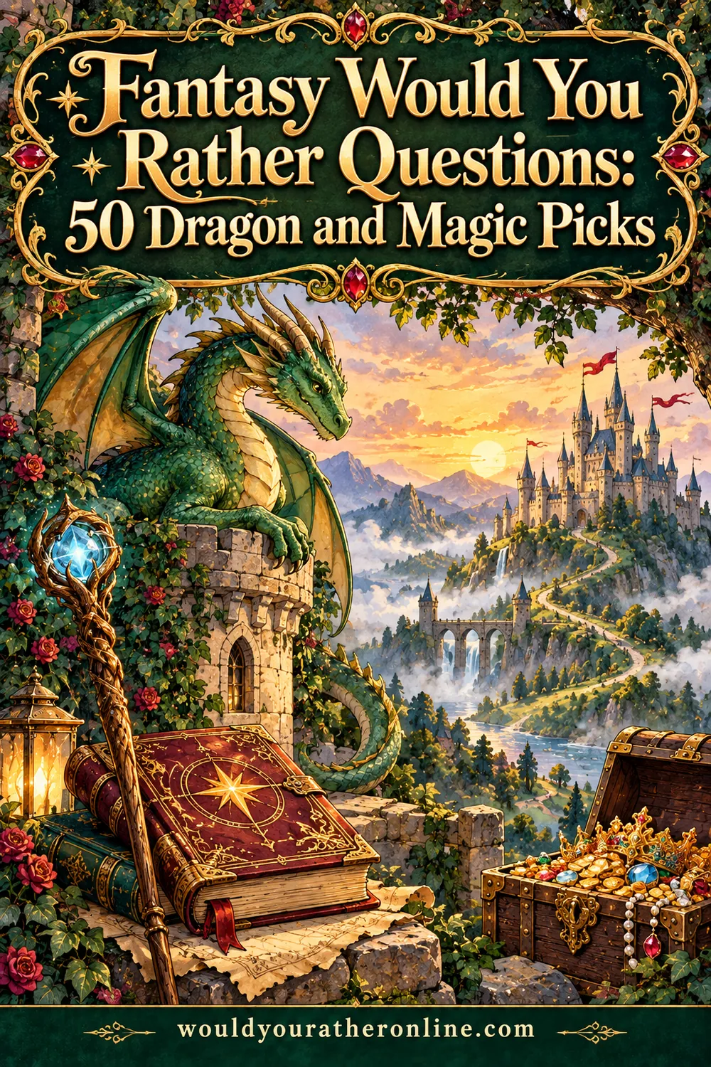 Fantasy Would You Rather Questions: 50 Dragon and Magic Picks