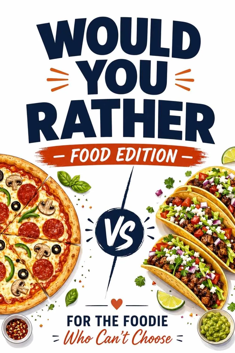 75+ Would You Rather Questions: Food Edition (For People Who Take Food Seriously)