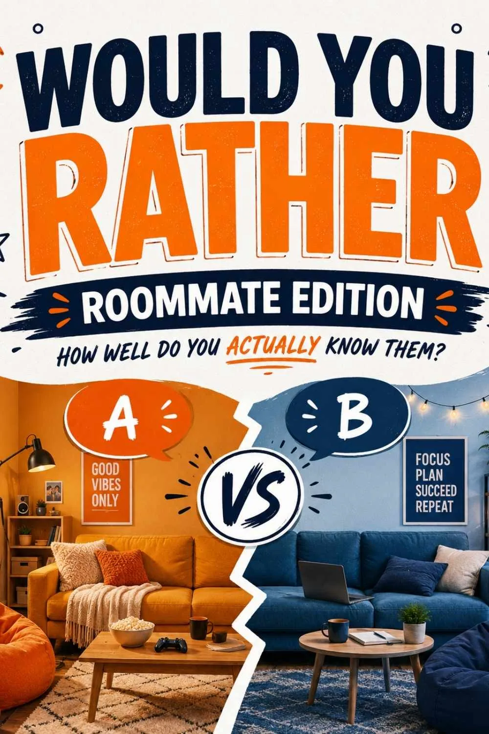75+ Would You Rather Questions for Roommates (That Actually Tell You Something)