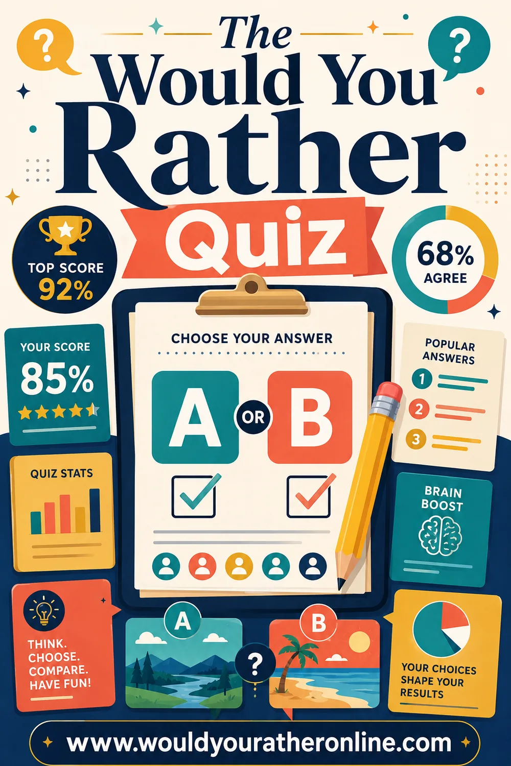 The Would You Rather Quiz: 50 Questions That Reveal How You Think